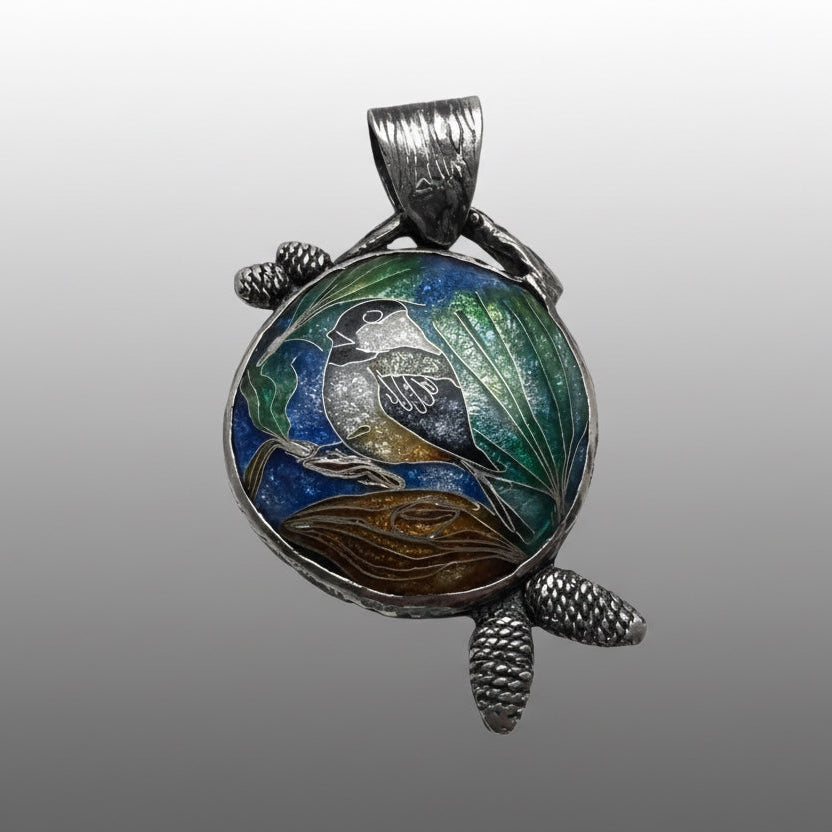 Chickadee In The Pines